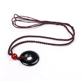 Circle Donut Safety Buckle Pendant Healing Crystals