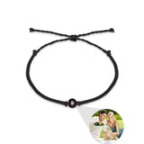 Circle Photo Bracelet Personalized Memorial Jewelry Gift For Women Men