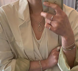 925 Silver Snake Chain Pendant Necklace for Women