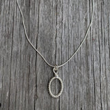 925 Silver Snake Chain Pendant Necklace for Women