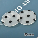 Polka Dot Acrylic Resin DIY Earrings Ear Clip