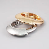 Circular Alloy Big Bracelets Bangles For Women Geometric Cuff Bracelets