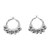 Metal Crystal Earrings European American Style