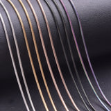Circular Snake Chain Stainless Steel Necklace Women Men Jewelry