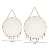 Wall-mounted Jewelry Organizer Earrings Necklace Storage Rack