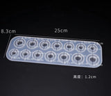 Circular Cut Surface Rings Mold Collection DIY Making Ring Jewelry Silicone Mold