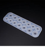 Circular Cut Surface Rings Mold Collection DIY Making Ring Jewelry Silicone Mold