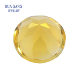 Citrine Natural Loose Gemstone Round Shape 1.0~6mm Facetted Cut