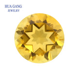 Citrine Natural Loose Gemstone Round Shape 1.0~6mm Facetted Cut