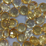Citrine 8mm Faceted Beads for Silver 925 Jewelry Making