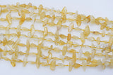 Citrine Yellow Baroque Faceted Unique Shape 15-18mm Nature Beads