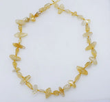 Citrine Yellow Baroque Faceted Unique Shape 15-18mm Nature Beads