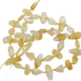 Citrine Yellow Baroque Faceted Unique Shape 15-18mm Nature Beads