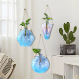 Classic Style Tube Water Planting Vase Crystal Epoxy Resin Mold