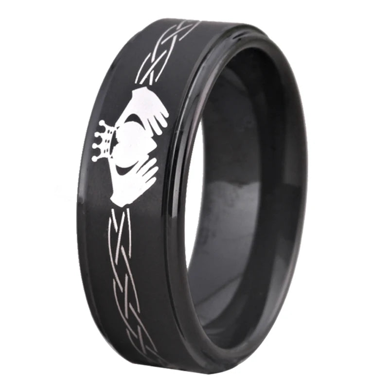 Claddagh Bridal Jewelry Tungsten Carbide Wedding Rings