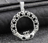 Claddagh Love Friendship Knot Pendant - Gift lpo2