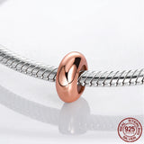 925 Silver Safety Chain Clip Star Bead Stopper for Charm Bracelet DIY