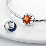 925 Silver Safety Chain Clip Star Bead Stopper for Charm Bracelet DIY