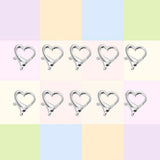 Colorful Heart Lobster Clasps for Jewelry Making