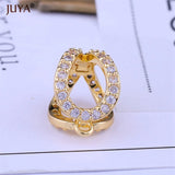 Micro Pave Zircon Pearl Clasps For Pearls Necklace