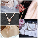 Micro Pave Zircon Pearl Clasps For Pearls Necklace