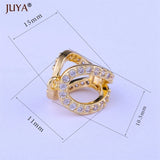 Micro Pave Zircon Pearl Clasps For Pearls Necklace