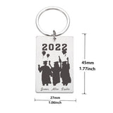 Anniversary Stainless Steel Keychain Personalized Name Key Chain