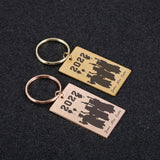 Anniversary Stainless Steel Keychain Personalized Name Key Chain