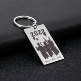 Anniversary Stainless Steel Keychain Personalized Name Key Chain