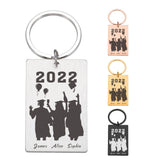 Anniversary Stainless Steel Keychain Personalized Name Key Chain