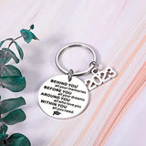 Graduation Inspirational Keychain - High School College Nurse Key Ring
