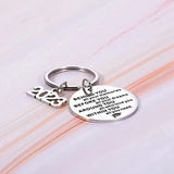 Graduation Inspirational Keychain - High School College Nurse Key Ring