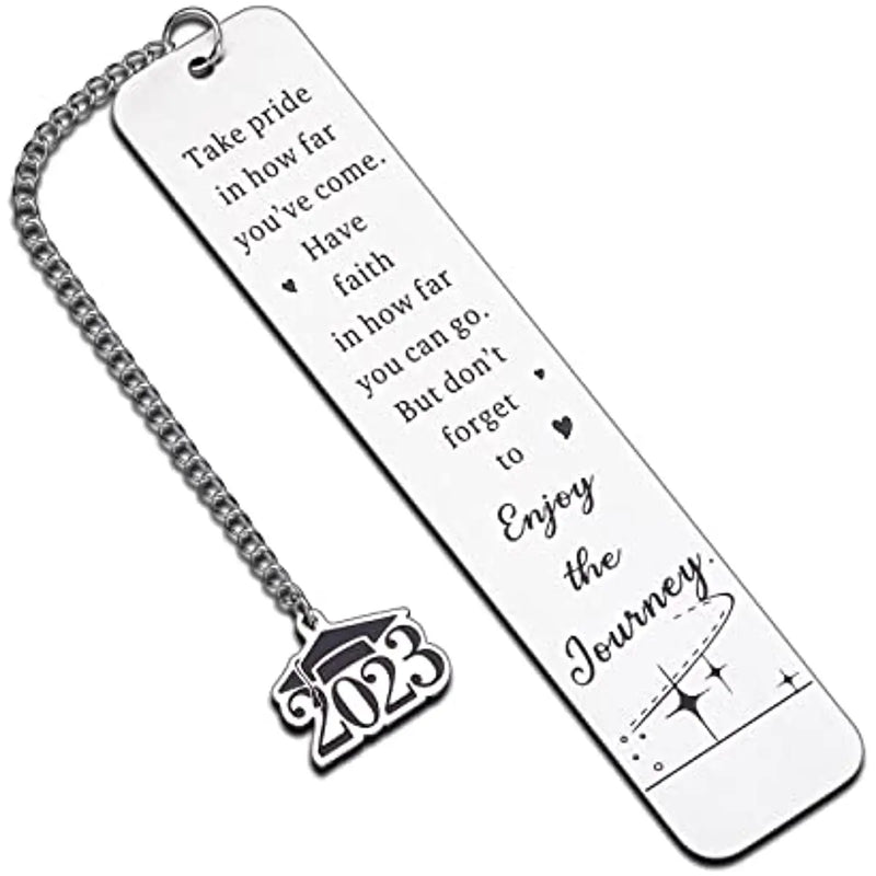 Graduation Bookmarks for High School Grads Inspirational Gift from Mom Dad