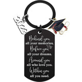 Graduation Keychain for Him Her College Student Graduation Gift