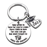 Graduation Keychain for High School/College Students - Daughter Grad Ceremony