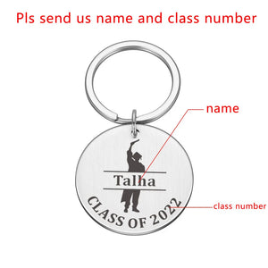 Personalized Name Engraved Keychains for Graduation Rings