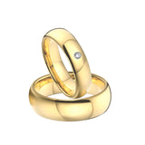 Classic Tungsten Carbide Wedding Rings Set 4/6/8/10mm