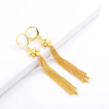 14K Tassel Drop Earrings for Women Wedding Engagement Jewelry