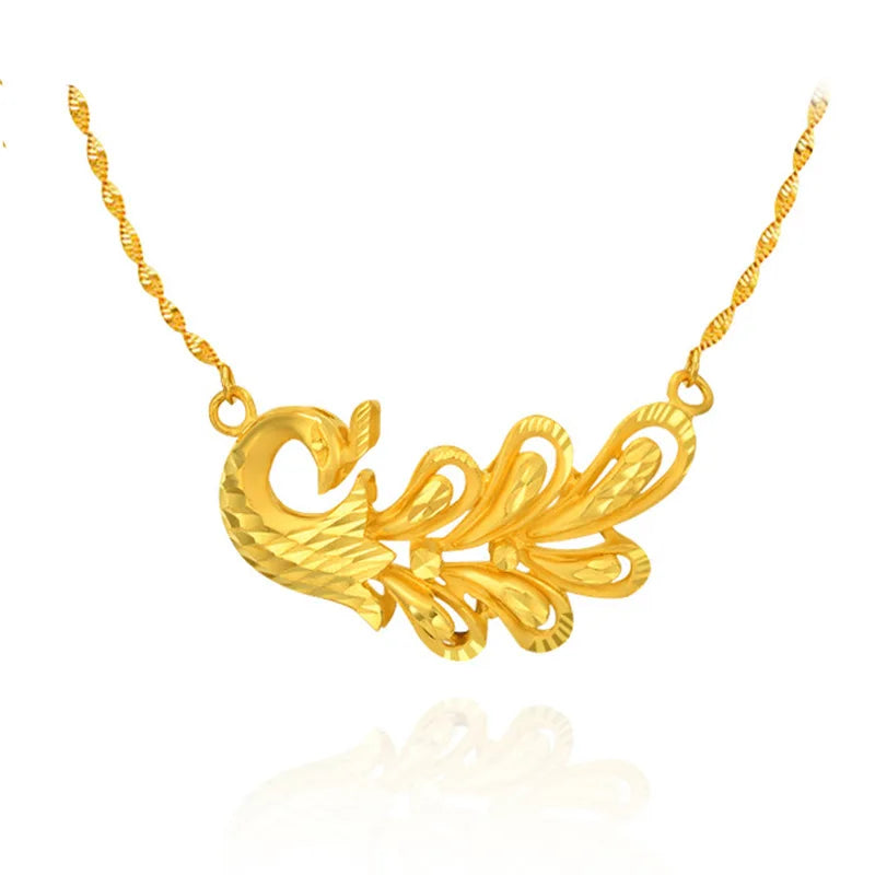 Classic 14K Necklace for Women Bride Wedding Anniversary Jewelry