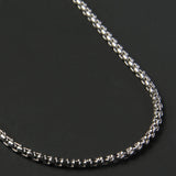 2MM Box Chain Necklace Men Titanium Steel Chain Necklace For Men Jewelry Gift