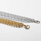 3 Layer Necklace Clavicle Chain Alloy Jewelry 2 Colors