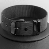 Stainless Steel Belt Link Chain Bracelet Bangle Adjustable Size 15-19.5cm