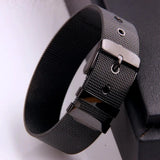 Stainless Steel Belt Link Chain Bracelet Bangle Adjustable Size 15-19.5cm