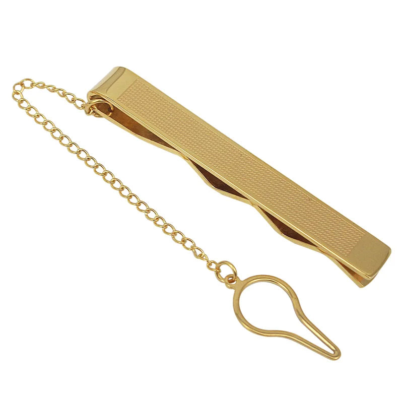 Classic Stainless Steel Tie Pin Clip For Men