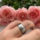 Classic 6mm 8mm Tungsten Ring Wedding Brushed Engagement Rings