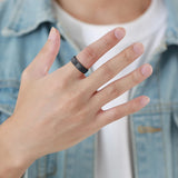 6mm Custom Engraving Tungsten Ring for Wedding