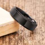 6mm Custom Engraving Tungsten Ring for Wedding