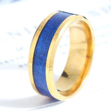 8MM Men's Stainless Steel Dragon Ring Engagement Wedding Band