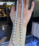 Natural South Sea Pearl Necklace 9-10mm 18 Inch