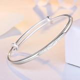 925 Silver Plated Antlers Cuff Bracelet for Women